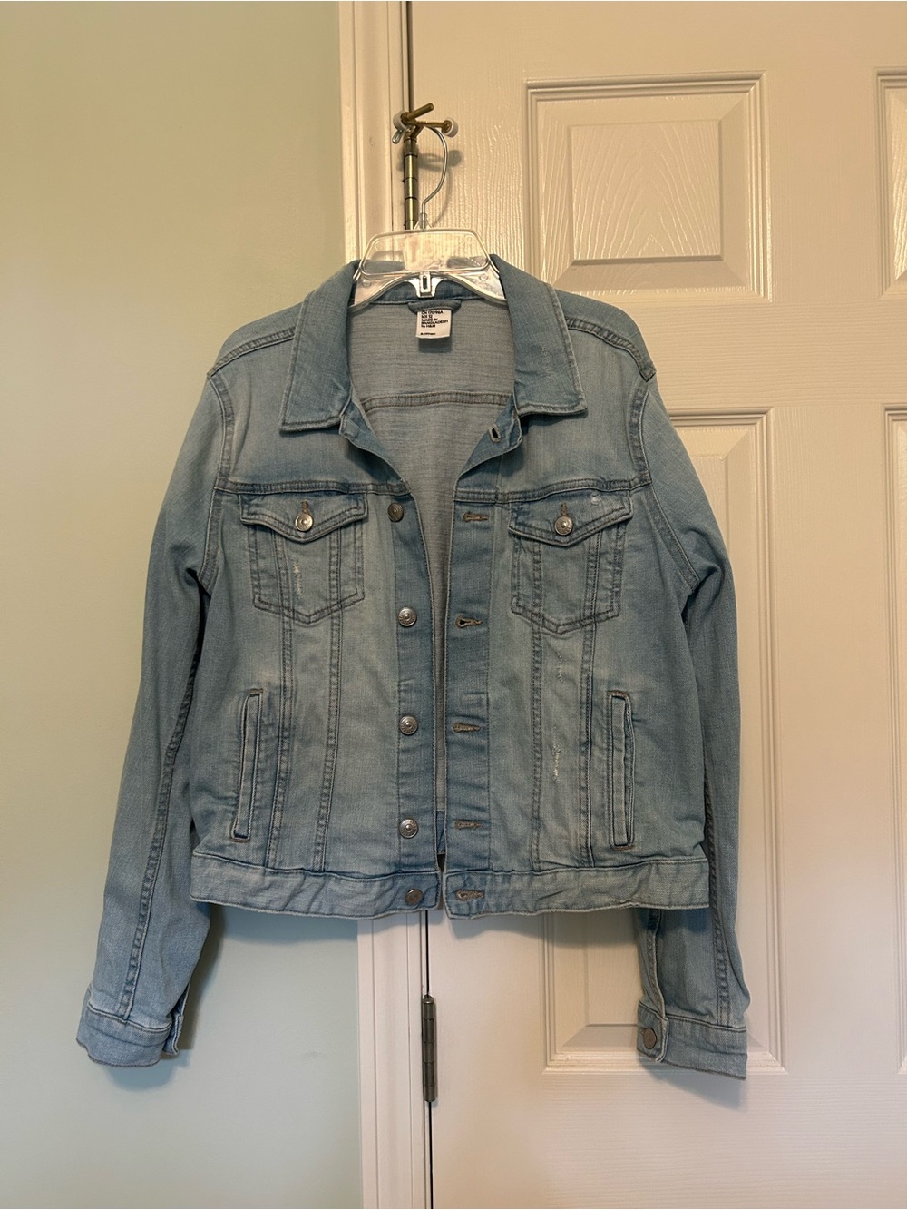 Vintage H&M Light Blue Denim Jacket - Classic Casual Layer